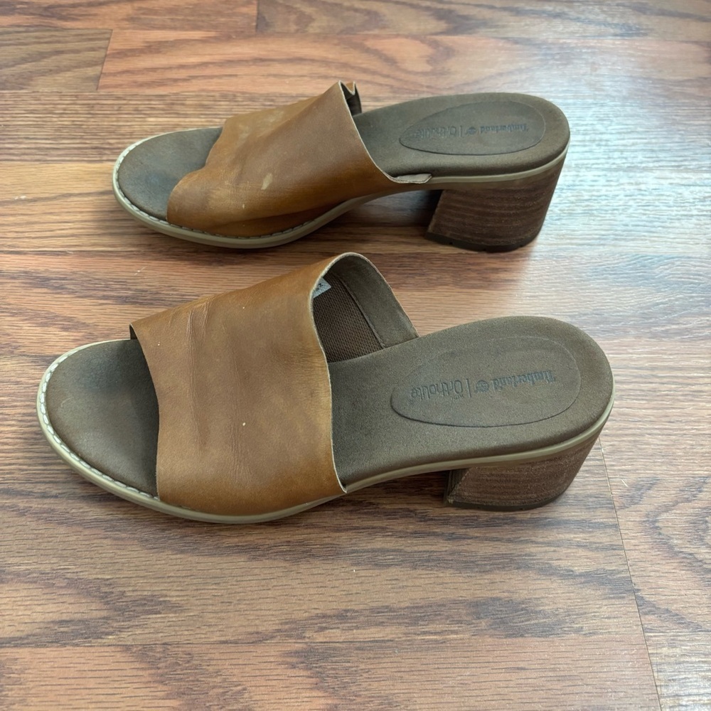 Timberland Laguna Shore leather mule sandals - Picture 3 of 6